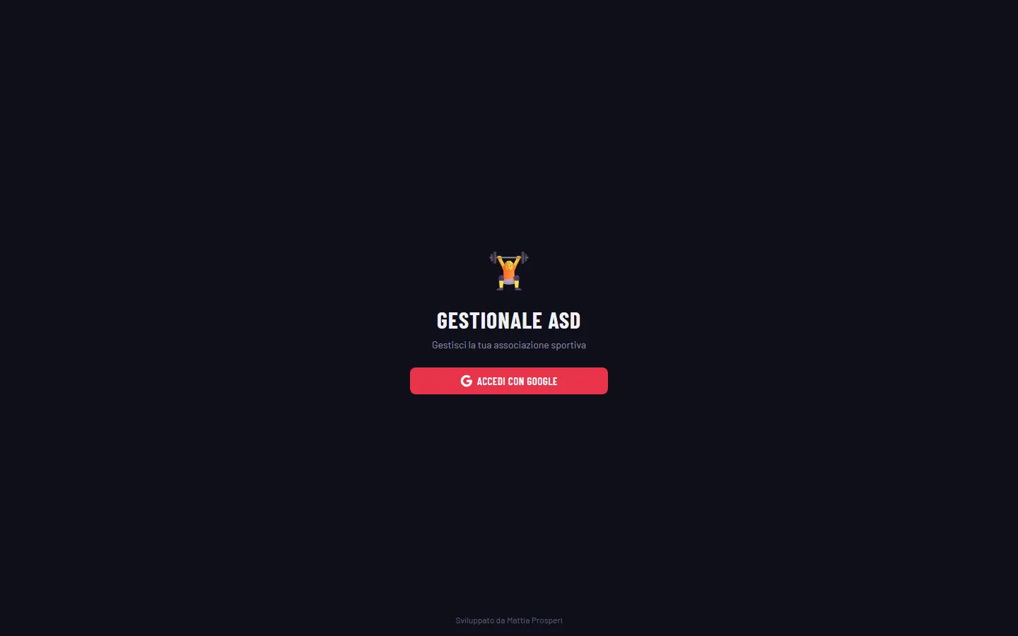 L'accesso con Google, per l'admin dell'associazione